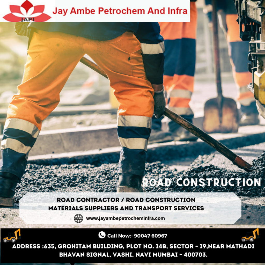 Road Construction Material Supplier in vashi | Jay Ambe Petrochem And Infra