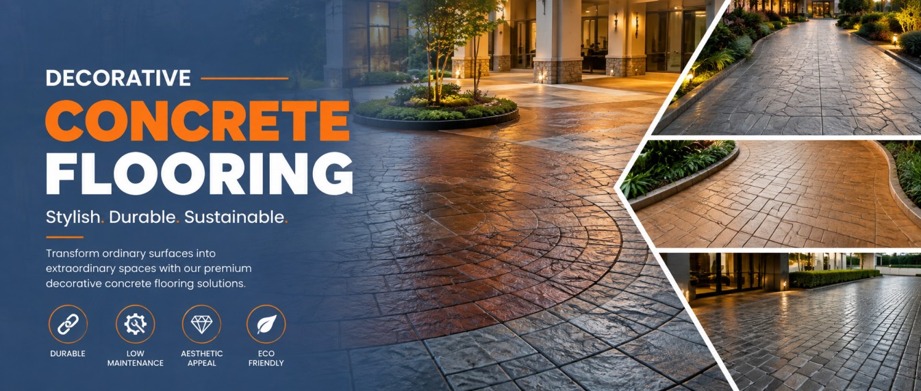 Decorative Concrete Flooring | Jay Ambe Petro Chem