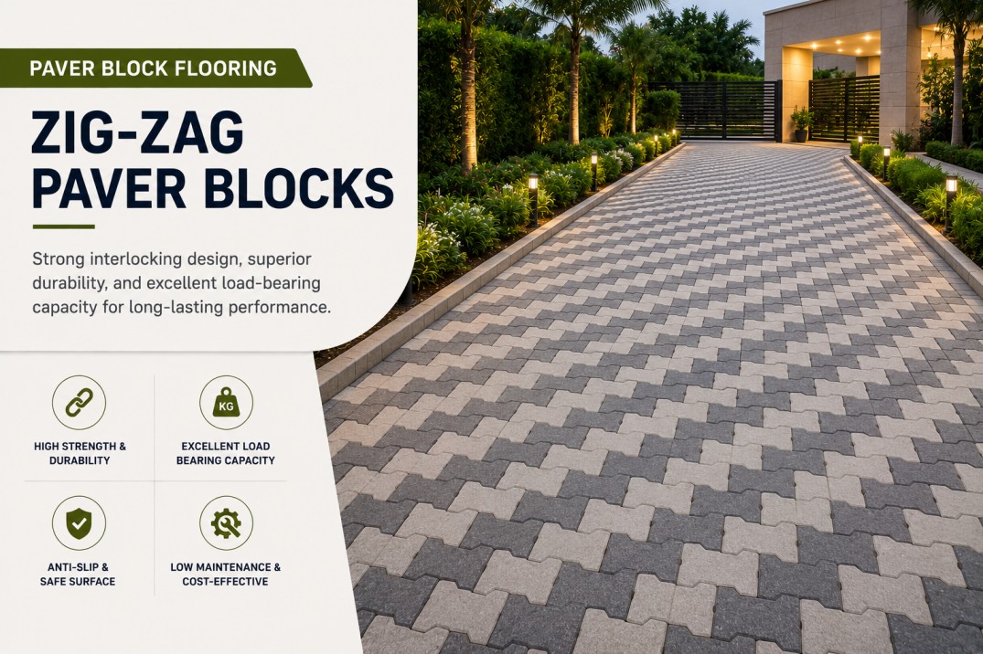 Zig-Zag Paver Blocks