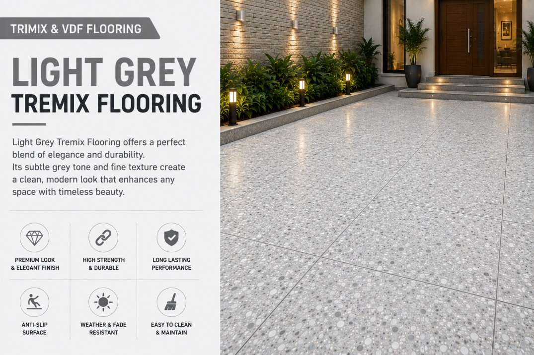 Light Grey Tremix Flooring