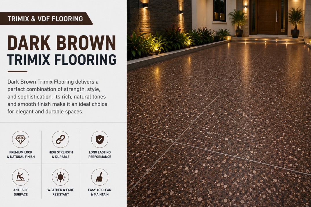 Dark Brown Trimix Flooring