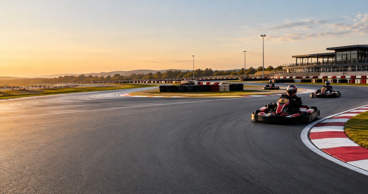 Go karting track paving and surfacing