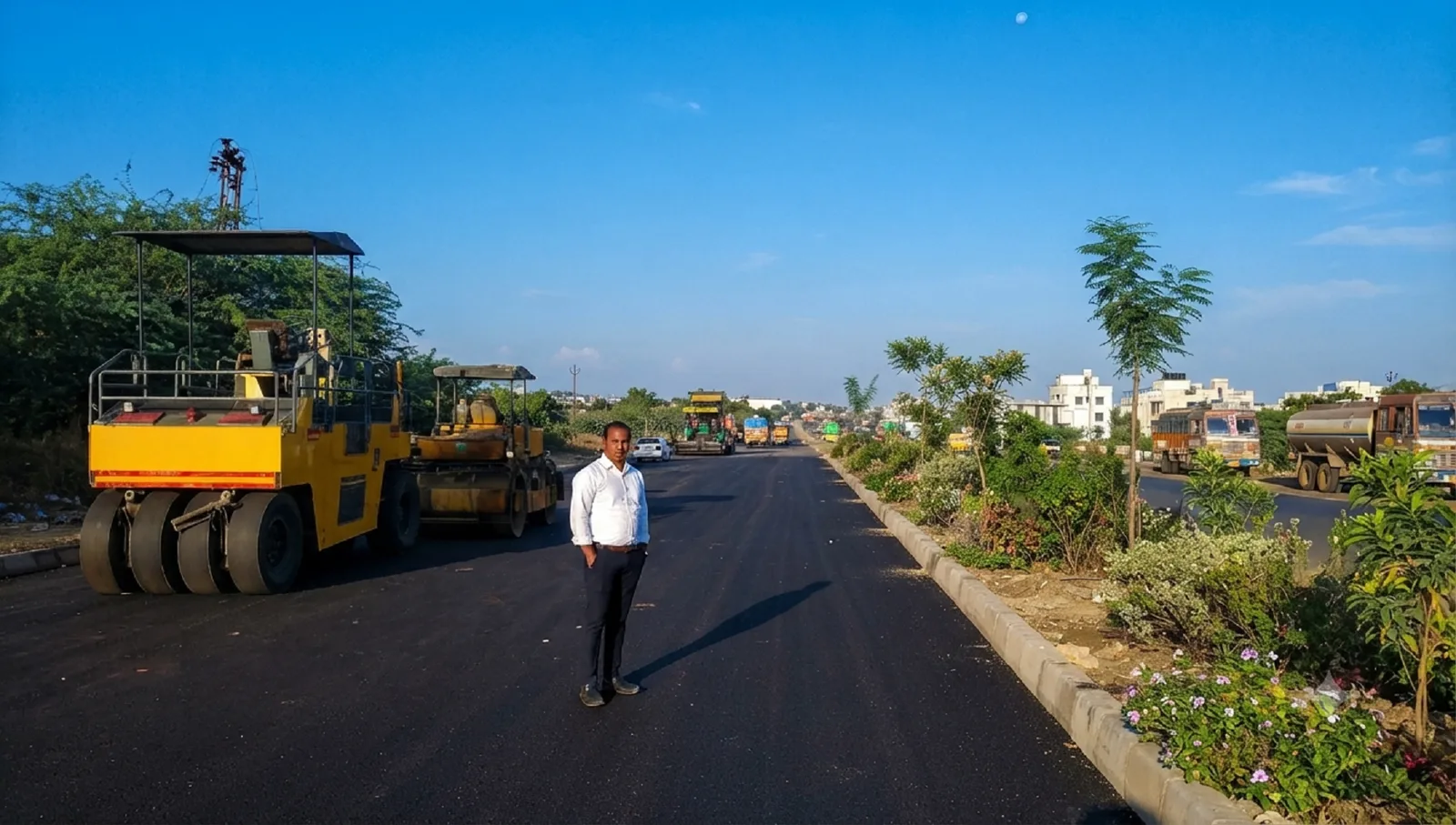 Solapur Site road and infrastructure work 2