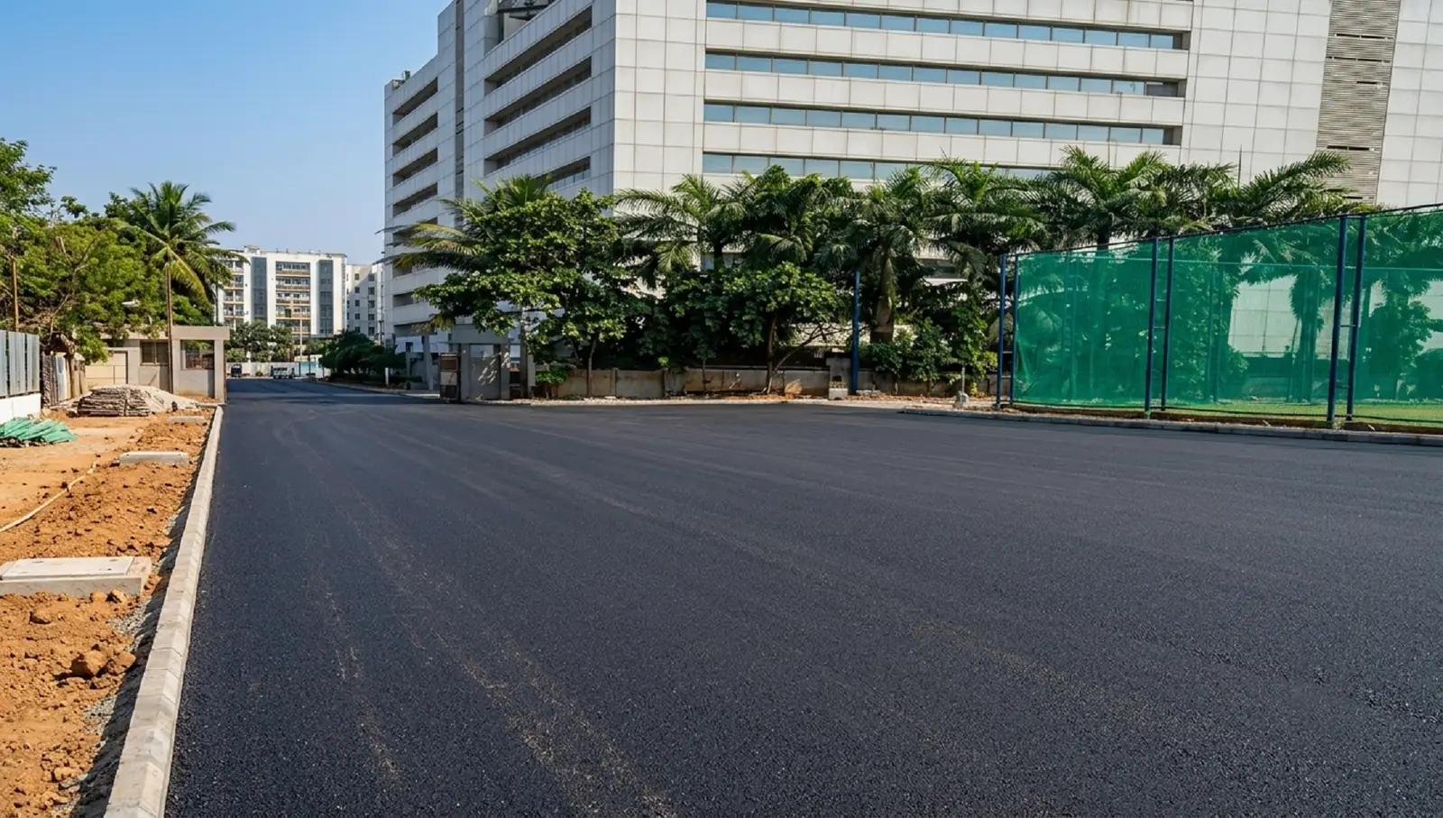 Sports Club road and infrastructure work 2