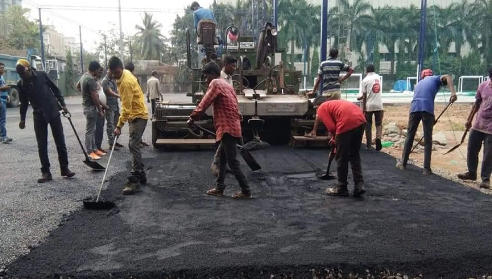 Sports Club road and infrastructure work 4